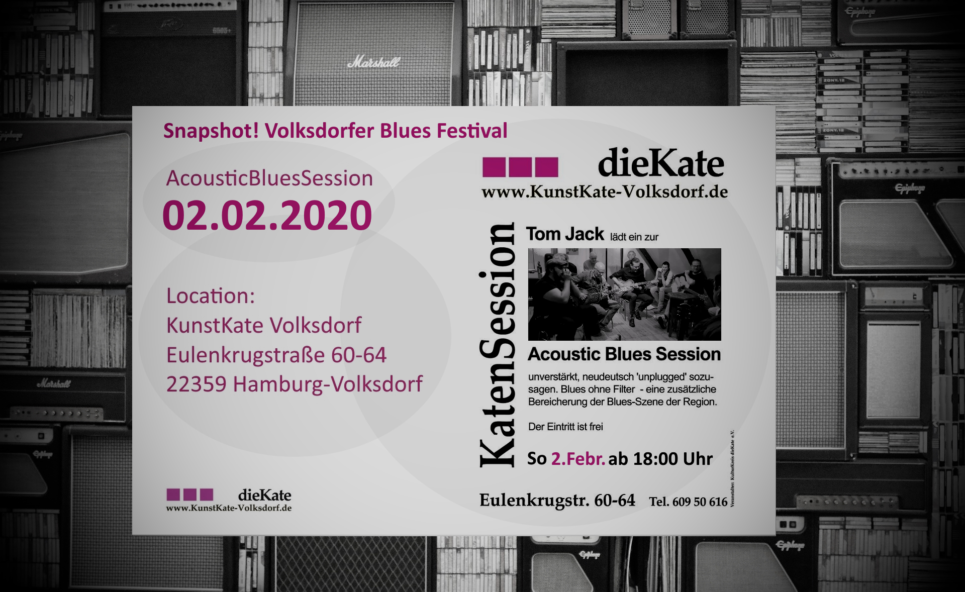 02.02.2020 – Acoustic Blues Session (ABS) – KunstKate Volksdorf