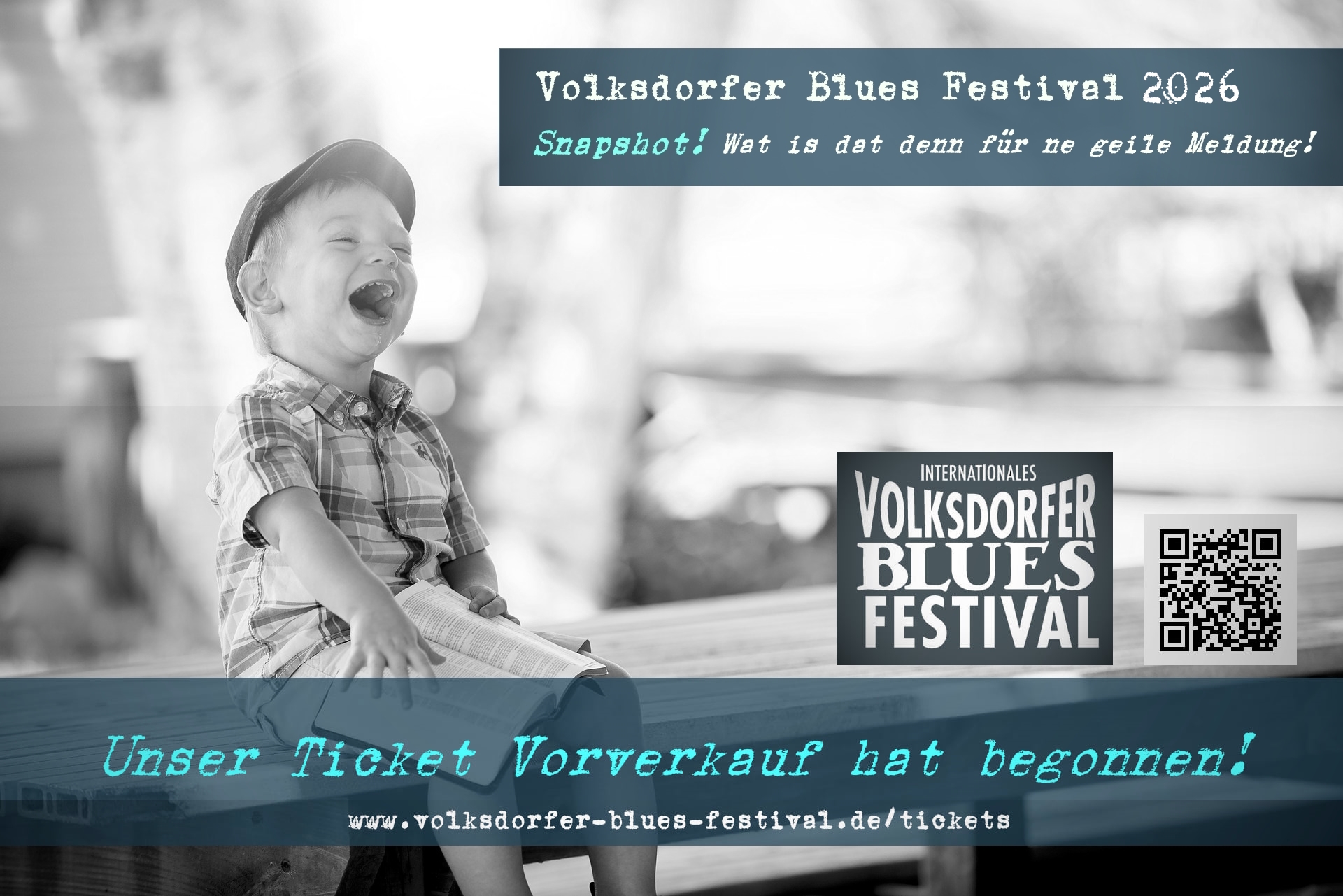 Programm/Booking: Volker Bredow – Volksdorfer Blues Festival Programm/Booking: Stephan Ebel – Volksdorfer Blues Festival Veranstalter: Stiftung Koralle – Bürgerhaus der Walddörfer